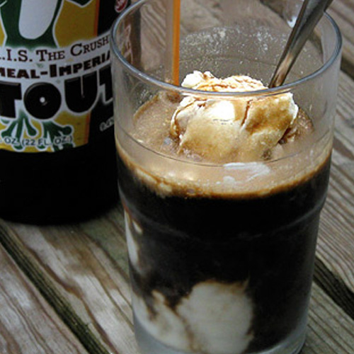 Beer-flavoured ice cream